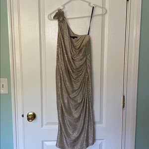Gold Metallic Dress